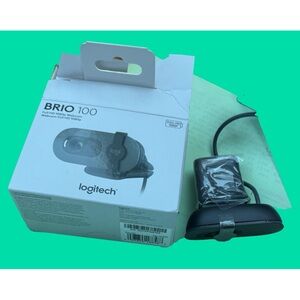 Logitech Brio 100 HD Webcam in Black